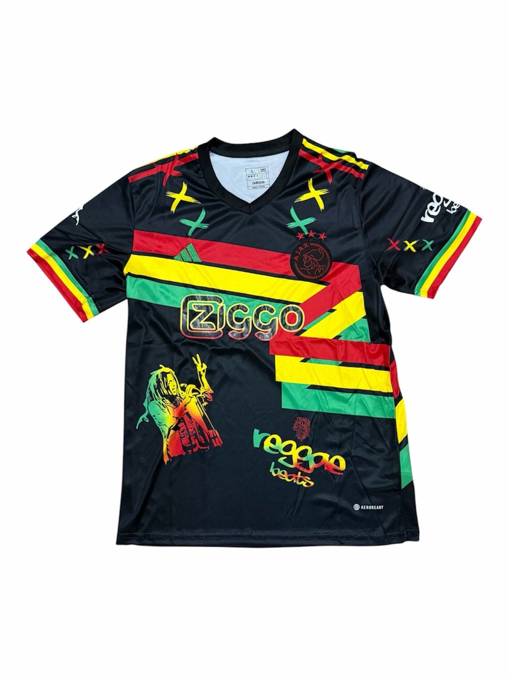 Rare Ajax bob marley special kit. Bob marley edition soccer football jersey